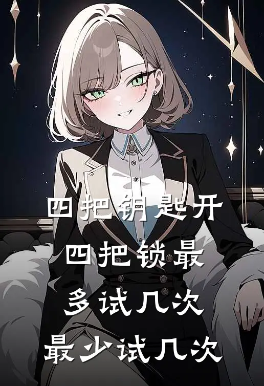 四把钥匙开四把锁最多试几次,最少试几次