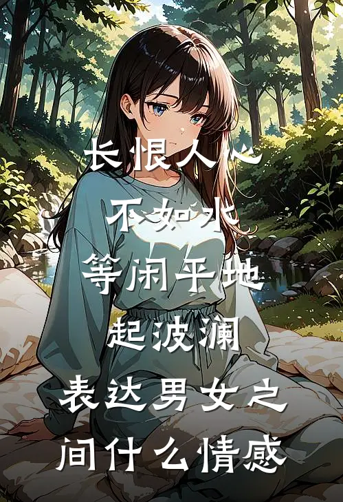 长恨人心不如水,等闲平地起波澜.表达男女之间什么情感
