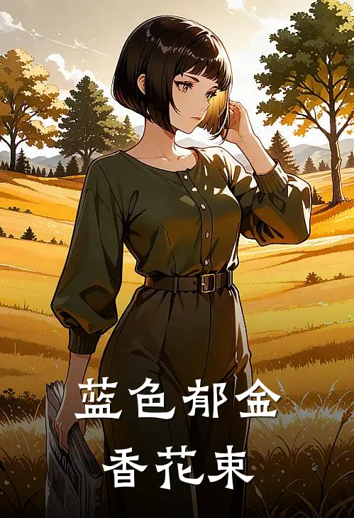 蓝色郁金香花束