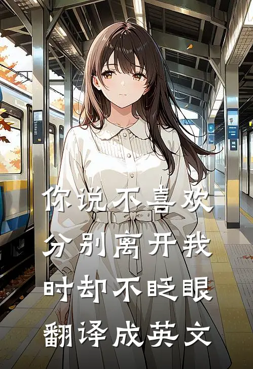你说不喜欢分别离开我时却不眨眼翻译成英文